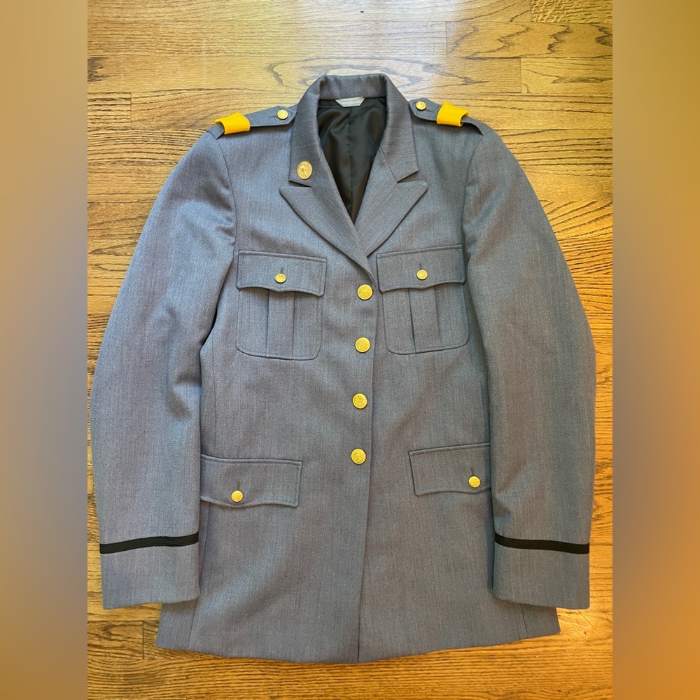 Vintage Camden Military Academy Men's JROTC Uniform Jacket Size 38L- RARE